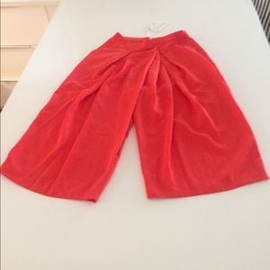Melon pleated Culottes
